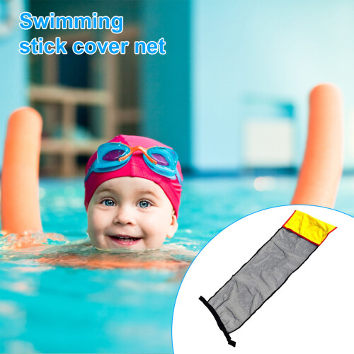 (Yellow) Floating Pool Noodle Chair - Soft Mesh Sling 2