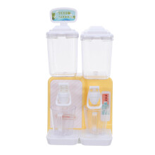 1Set Realistic Mini Water Cooler Plastic Dollhouse Furniture Yellow