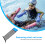(Blue) Floating Pool Noodle Chair - Comfortable Mesh Sling 2