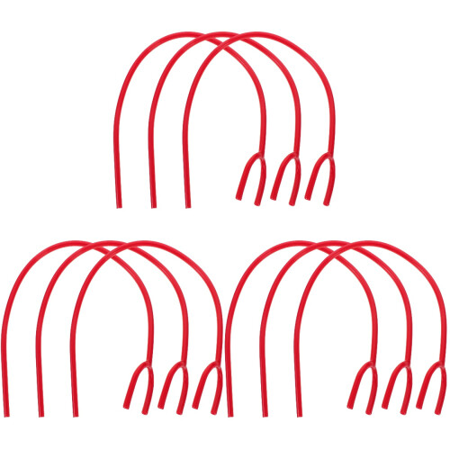 9Pcs Red PVC Stethoscope Extension Tubes Versatile Replacement Tubing