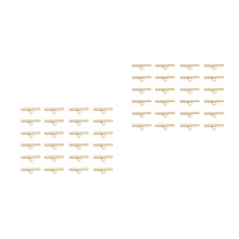 100Pcs Golden Alloy Buckles for Tote Bags Durable and Portable