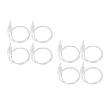 8Pcs Transparent White Oil Sucker Pump for Vehicle Fuel and Water