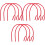 9Pcs Red PVC Stethoscope Extension Tubes Versatile Replacement Tubing 4
