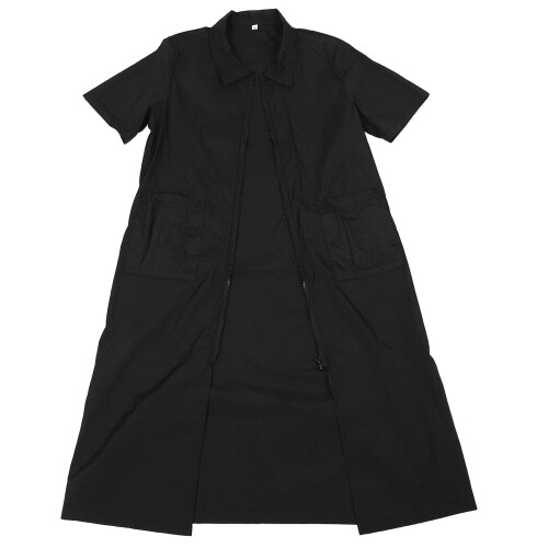 5Pcs Black Waterproof Grooming Smock for Pets Anti-Static Polyester 1