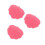 3Pcs Pink Shower Wall Back Scrubber with Suction Cups Hands Free Use 3