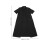 5Pcs Black Waterproof Grooming Smock for Pets Anti-Static Polyester 11