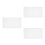 3Pcs White Embossed Polyester Bed Sheets Waterproof for Beauty Salon 1