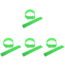 8Pcs Reusable Green Sticky Toes Foot Straps Yoga Support Bands