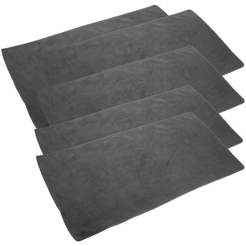 10Pcs Dark Grey Guinea Pig Cage Blanket Microfiber Washable Pad 1