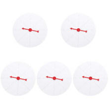 5Pcs DIY Party Prize Wheel Plastic Rotating Game Wheel for Fun Pranks