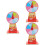 3Sets Portable PVC Roulette Wheel Fun Party Game Turntable 6