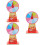 3Sets Portable PVC Roulette Wheel Fun Party Game Turntable 7