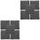 10Pcs Dark Grey Guinea Pig Cage Blanket Microfiber Washable Pad 4