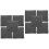10Pcs Dark Grey Guinea Pig Cage Blanket Microfiber Washable Pad 5