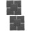 10Pcs Dark Grey Guinea Pig Cage Blanket Microfiber Washable Pad 8