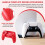 Repair Part for PS5 BDM-010 Controller Housing Shell Game Controller Shell Cover with Buttons Red 4