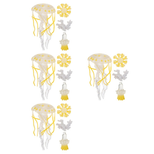 4Sets Multi Plastic Marine Life Cycle Jellyfish Kit for Child Learning 2