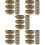 60Pcs Durable Plastic Tiny Bowls for Dolls House Miniature Decoration 8