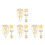 4Sets Multi Plastic Marine Life Cycle Jellyfish Kit for Child Learning 5