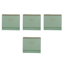 4Pcs Retro Flip Calendars for Desk Decor and Year Planning