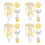 4Sets Multi Plastic Marine Life Cycle Jellyfish Kit for Child Learning 6