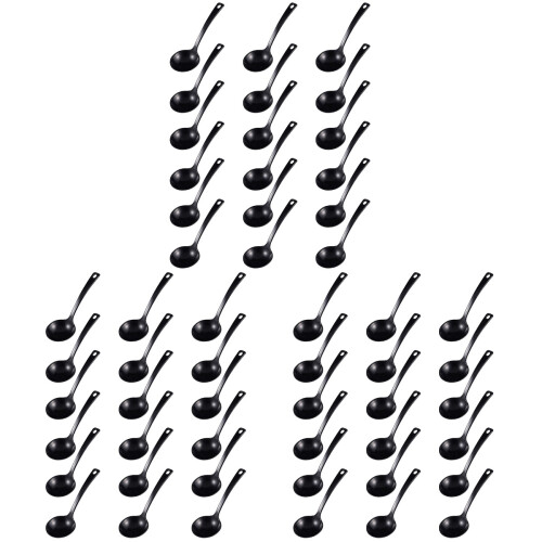 54Pcs Multi-Purpose Black PP for Home Dining