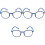 3Pièces Lunettes Enfants Flexibles Protection Écrans 3