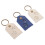 12Pcs Portable Pet Hair Keepsake Keychains Assorted Color PU 3