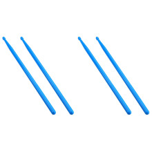 2Pairs Smooth Nylon Drum Sticks for Drum Set Sky-Blue Lightweight Grip