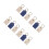 12Pcs Portable Pet Hair Keepsake Keychains Assorted Color PU 4
