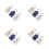 12Pcs Portable Pet Hair Keepsake Keychains Assorted Color PU 5