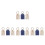 12Pcs Portable Pet Hair Keepsake Keychains Assorted Color PU 8