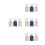 12Pcs Portable Pet Hair Keepsake Keychains Assorted Color PU 9