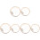 6Pcs Percussion Instrument Kids Wooden Wave Bead Drum Assorted 1