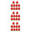 30Pcs Red Resin Strawberries Artificial Realistic Mini Fruit Ornaments 6