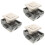 3pcs Rv Handle Drawer Lock Keyless Zinc Alloy 5