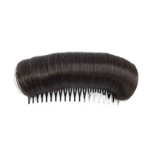 (Black) Women\'s Invisible Hair Clip & Fluffy Pad