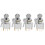 4Pcs Automotive Car Ignition Switch Replacement with Key Silver 5
