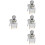 4Pcs Automotive Car Ignition Switch Replacement with Key Silver 7