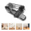 3Sets Black Plastic Rotatable Desktop Staplers 360 Swivel Multi-Angle 10