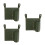 3Pcs PU Camping Chair Organizer Pockets with Cup Holder 4