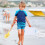 2Pcs Blue Plastic Sand Tray with Lid Portable Kids Storage Box 5