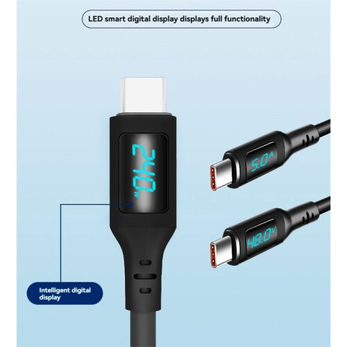 USB4 40Gbps PD240W USB C to USB C Data Cable USB-C to Type-C Cable Digital Display Data Cable 2
