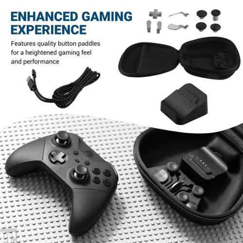 Protective Bag for Elite Series 2 Gamepad Carry Case for Controller Type-C Cable Charger Dock Stand Button Paddles