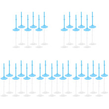 60Pcs Assorted Color Durable Plastic Doll Support Display Stands