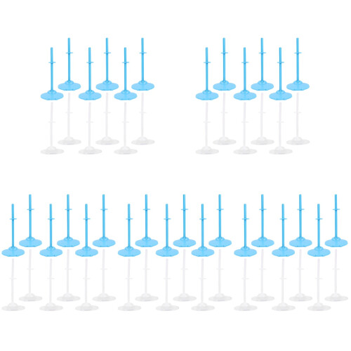 60Pcs Assorted Color Durable Plastic Doll Support Display Stands