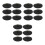 18Pcs Black Rubber Replacement Suction Cups for Boxing Bag Stable Base 7