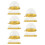 250Pcs Box Transparent Dome Cupcake Boxes Food Storage Safe 6