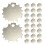 50Pcs Professional Silver Alloy Grooming Shears Adjustment Screw Tool 1