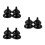 12Pcs Black Durable Lighting Accessories for Pendant Lamp Canopy 1